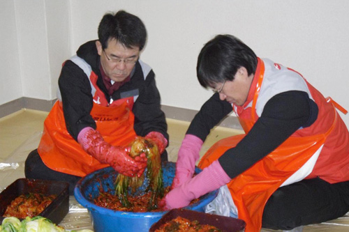 비씨카드 콜센터팀, 김장 나눔 봉사활동