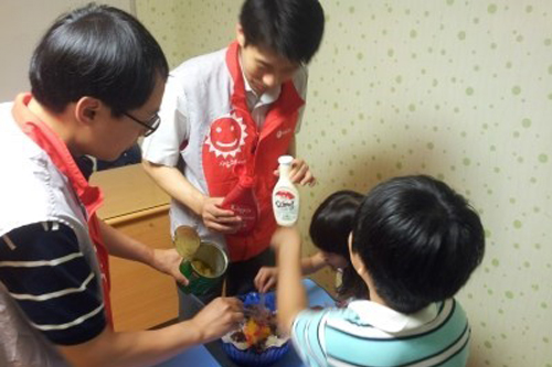 관악지역아동복지센터와 함께 팥빙수 만들기 체험