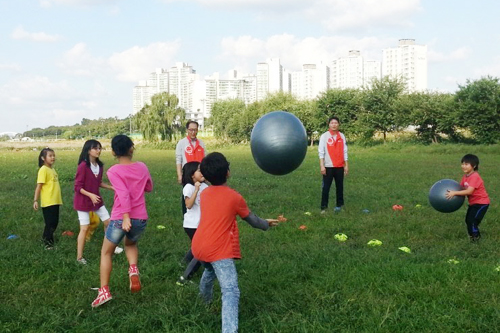 강동지역아동복지센터와 함께 미니운동회
