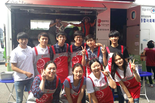 빨간밥차 봉사단 1기 광주팀 김혁준