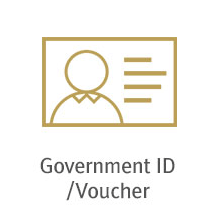 Government ID/Voucher