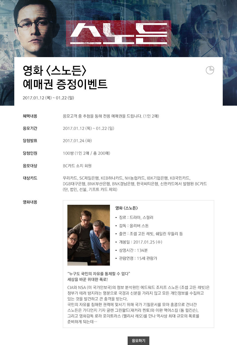 이벤트의 상세내용을 설명합니다