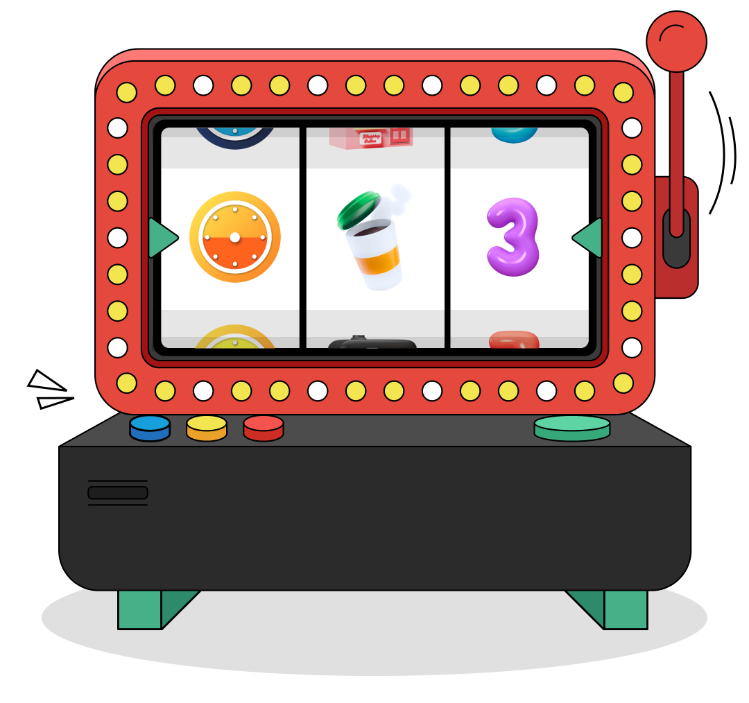 쓴 만큼 돌려받는 랜덤 챌린지 이미지